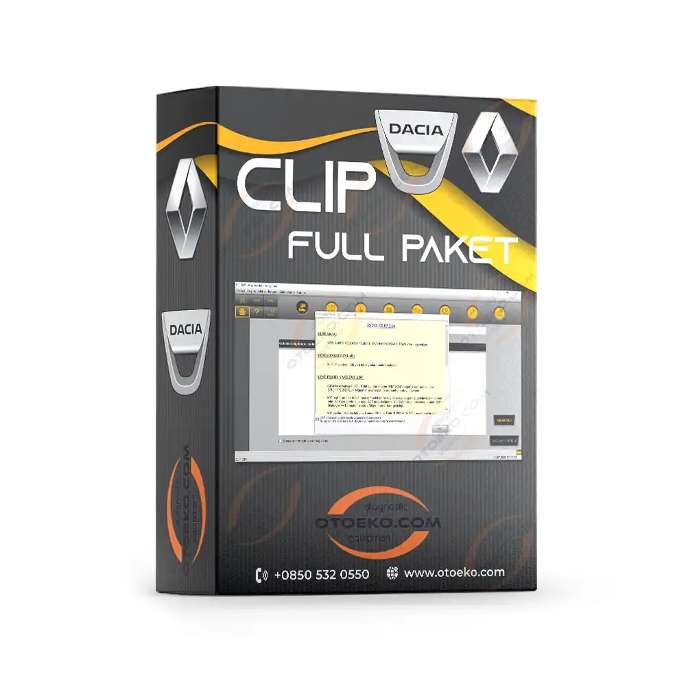 برنامج التشخيص والصيانة الاحترافي Renault Grubu Komple Full Set Yazılım (Renault) — تثبيت عن بعد عبر TeamViewer - 1